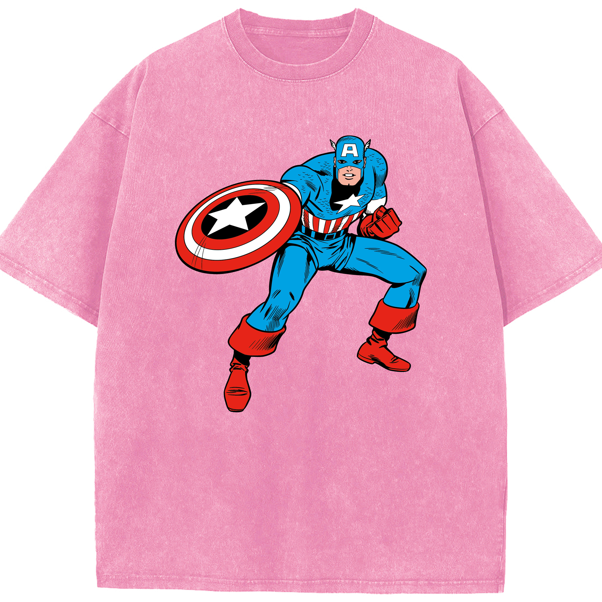 （画像用） アベンジャーズ The Avengers 綿100% ヴィンテージ風 半袖Tシャツ（フロントプリント）
